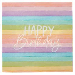 Hot Rainbow Birthday Party Tableware & Decorations Bundle - 8 Guests Tableware|Birthday Party