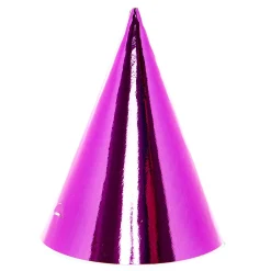 Online Rainbow Foil Party Hats - Pack of 8 Bags & Favours|Birthday Party