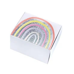 Rainbow Mini Cake Boxes - Pack of 10 Tableware|Birthday Party