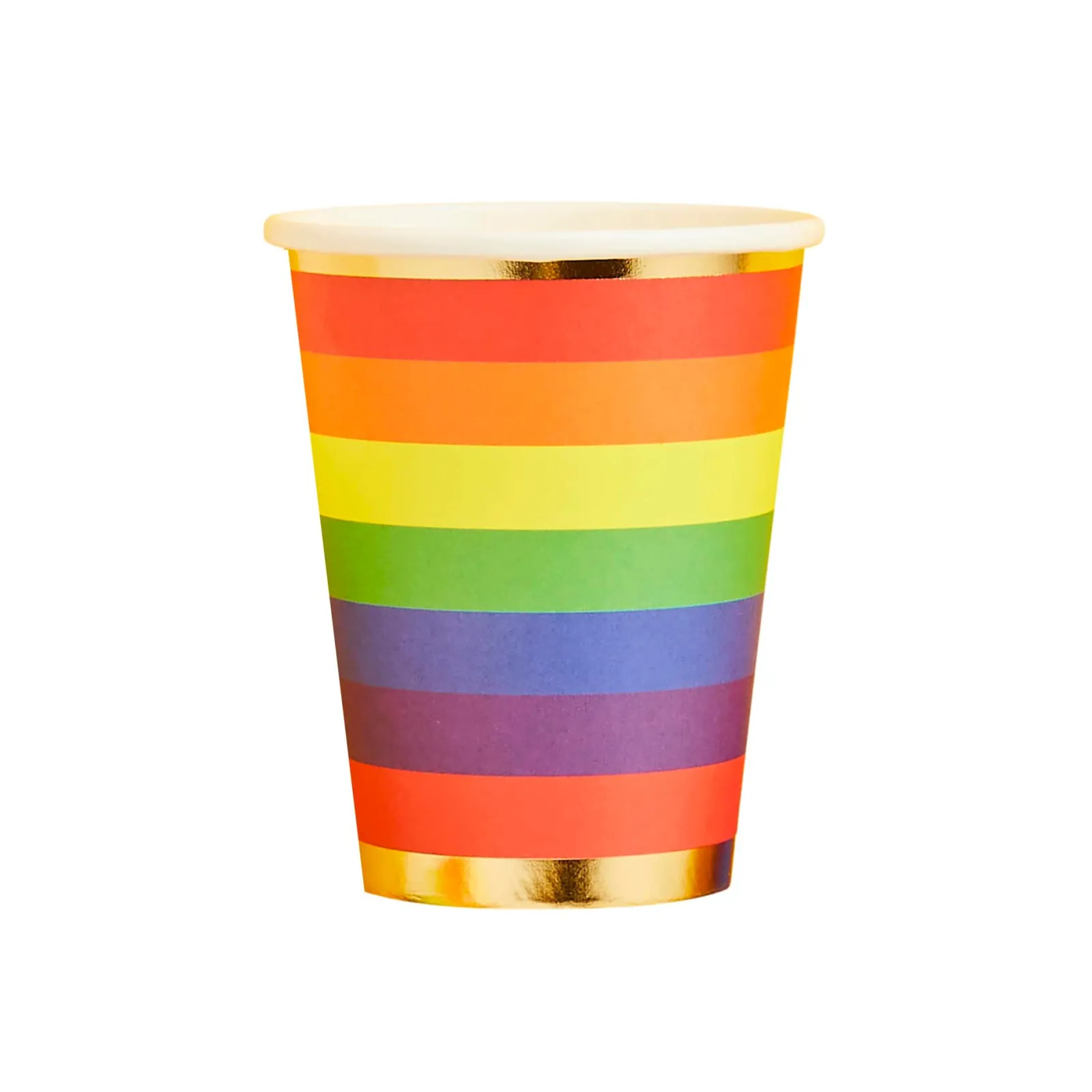 Card Factory Rainbow Paper Cups - Pack of 8