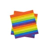 Card Factory Rainbow Paper Napkins - Pack of 16
