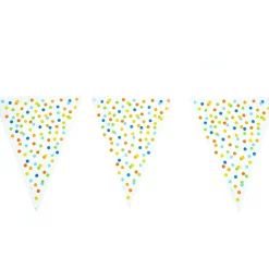 Card Factory Rainbow Party Tableware & Decorations Bundle - 8 Guests