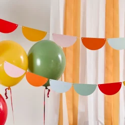 Card Factory Rainbow Scallop Card Garland