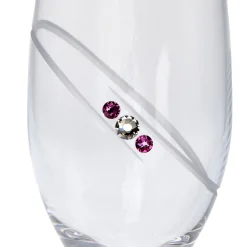 Sale Ring Champagne Flutes - Set of 2 Glassware|New Home Gifts