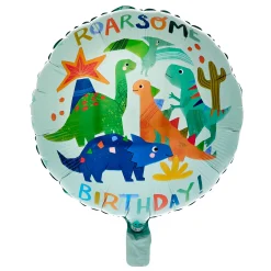 Card Factory Roarsome BirthdayDinosaur 18-Inch Foil Helium Balloon