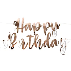 Card Factory Rose Gold Birthday Party Accessories Kit - 24 Pieces