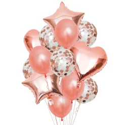Card Factory Rose Gold Foil & Latex Balloon Bouquet Kit