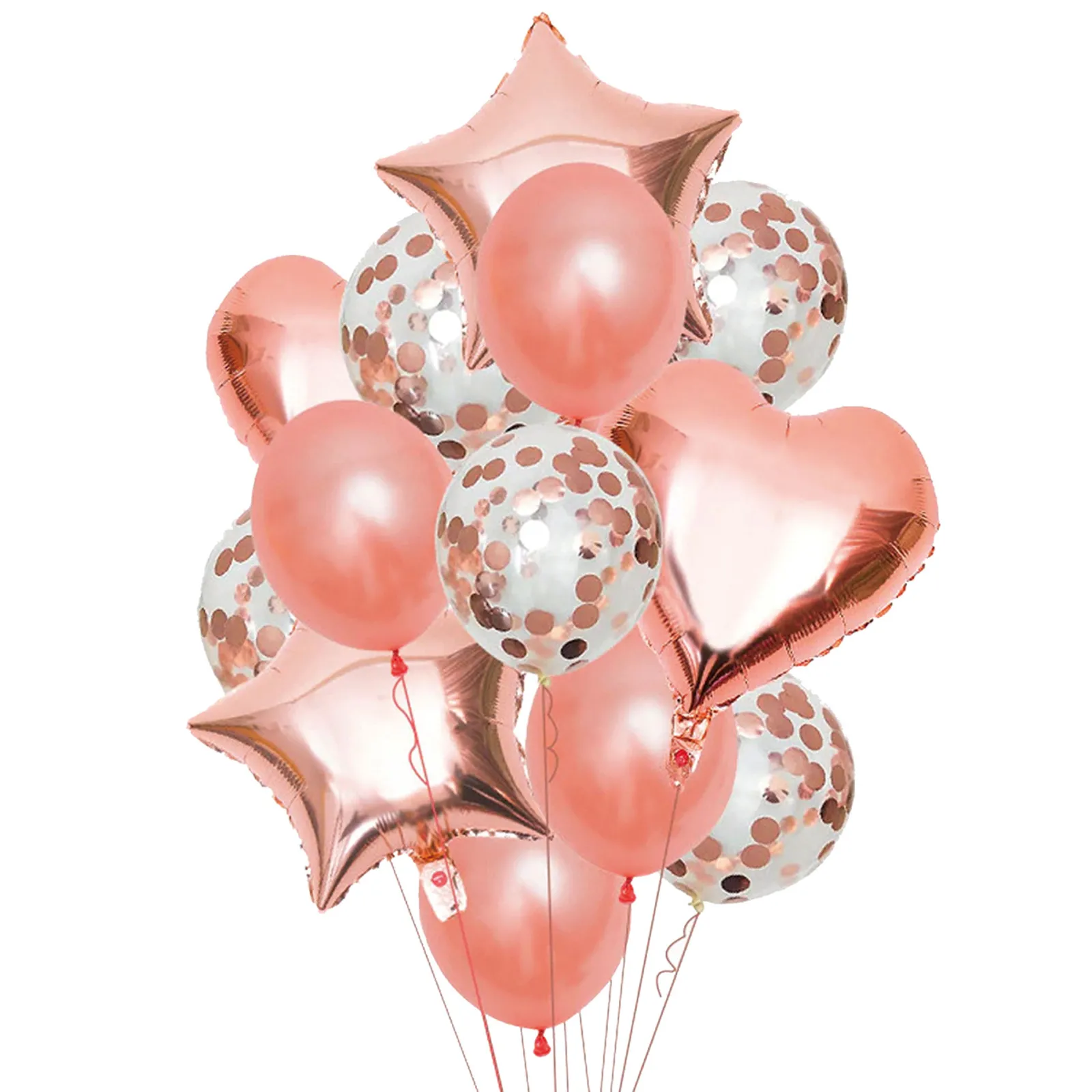 Card Factory Rose Gold Foil & Latex Balloon Bouquet Kit