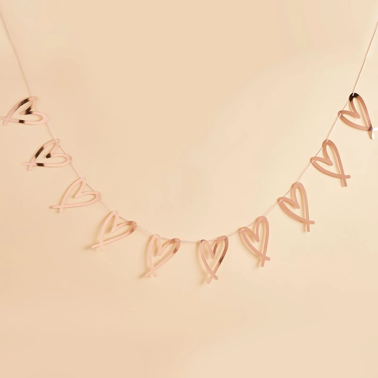 Clearance Rose Gold Heart Garland Banners & Bunting|Hen Party