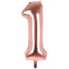 Kids Card Factory Rose Gold Number 1 Giant Foil Helium Balloon (Uninflated)