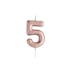 Card Factory Rose Gold Number Cake Candle (0-9)