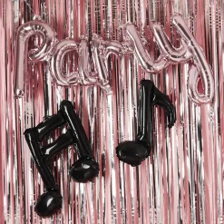 Kids Card Factory Rose Gold Party Musical Note 14-Inch Foil Balloon Garland