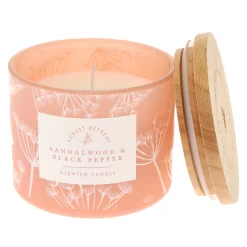 Clearance Sandalwood & Black Pepper Scented Candle Scented Candles|Birthday Gifts