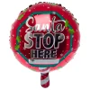 Hot Santa Stop Here 18-Inch Foil Helium Balloon Kids Balloons For Kids|Balloons For Him