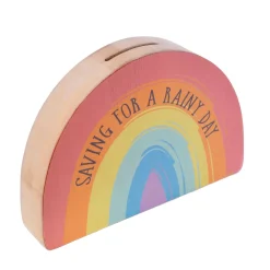 Kids Card Factory Saving For A Rainy Day Rainbow Money Box