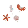 Card Factory Sea Friends Food Picks - Pack of 12