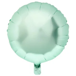 Clearance Silk Lustre Round Mint Green 18-Inch Foil Helium Balloon Birthday Party|Balloons For Him