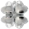 Card Factory Silver Air-Fill Hearts Balloon Base