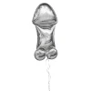 Silver Jumbo D*ck 40-Inch Foil Helium Balloon Hen Party|Balloons For Her