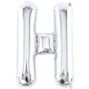 Discount Silver Letter H Air-Inflated Balloon Balloons For Him|Letter Balloons