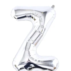 Outlet Silver Letter Z Air-Inflated Balloon Balloons For Him|Balloons For Her