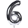 Kids Card Factory Silver Number 6 Foil Giant Helium Balloon - Uninflated