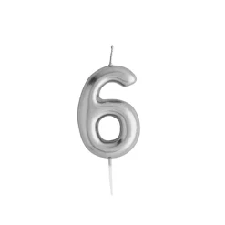 Card Factory Silver Number Cake Candle (0-9)