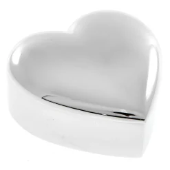 Clearance Silver Plated Heart Trinket Box Jewellery & Keepsakes|Anniversary Gifts