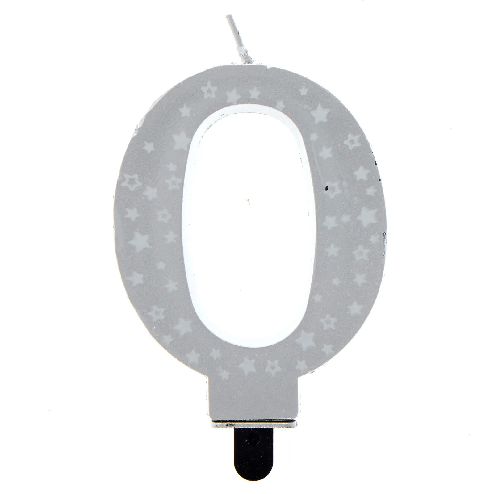 Discount Silver Starry Number 0 Cake Candle Cake Candles|Birthday Party