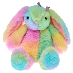 Kids Card Factory Small Vivid Rainbow Bunny Soft Toy