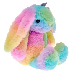 Kids Card Factory Small Vivid Rainbow Bunny Soft Toy