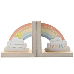 Discount Somewhere Over The Rainbow Wooden Bookends Kids Jewellery & Keepsakes|Books