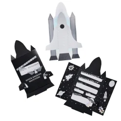 Online Space Party Invitations - Pack of 10 Invitations|Birthday Party