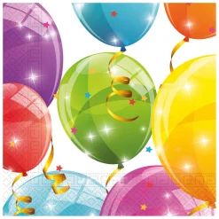Sparkling Balloons Part Tableware & Decorations Bundle - 16 Guests Tableware|Birthday Party