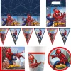 Online Spider-Man Crime Fighter Party Tableware & Decorations - 16 Guests Tableware|Birthday Party