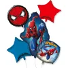 Card Factory Spider-Man Foil Balloon Bouquet – 5 Balloons