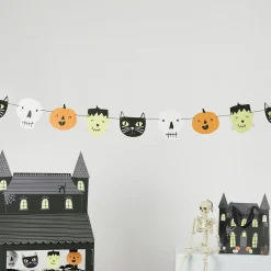 Online Spooky Friends Card Garland 2m Banners & Bunting|Halloween Party