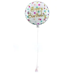 Card Factory Spotty Happy Birthday Balloon & Lindt Chocolates