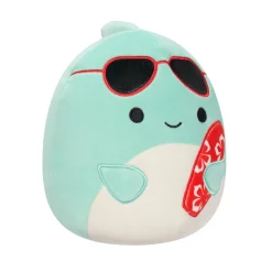 Kids Card Factory Squishmallows 7.5-Inch Perry the Dolphin with Surfboard