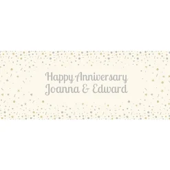 Card Factory Star Confetti Personalised Party Banner