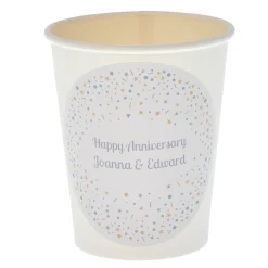 Card Factory Star Confetti Personalised Party Cup