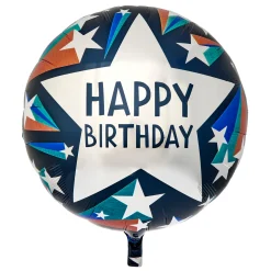 Hot Starry Happy Birthday 31-Inch Foil Helium Balloon Balloons For Him|Helium Balloons