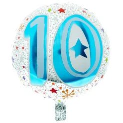 Clearance Starry 10th Birthday Balloon Bouquet - DELIVERED INFLATED! Birthday Party|Balloons For Him