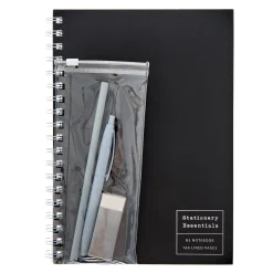 Hot Stationery Essentials Black B5 Notebook & Pencil Case | cardfactory Notebooks & Stationery|Birthday Gifts