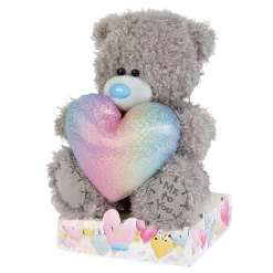 Card Factory Tatty Teddy Rainbow Heart Plush
