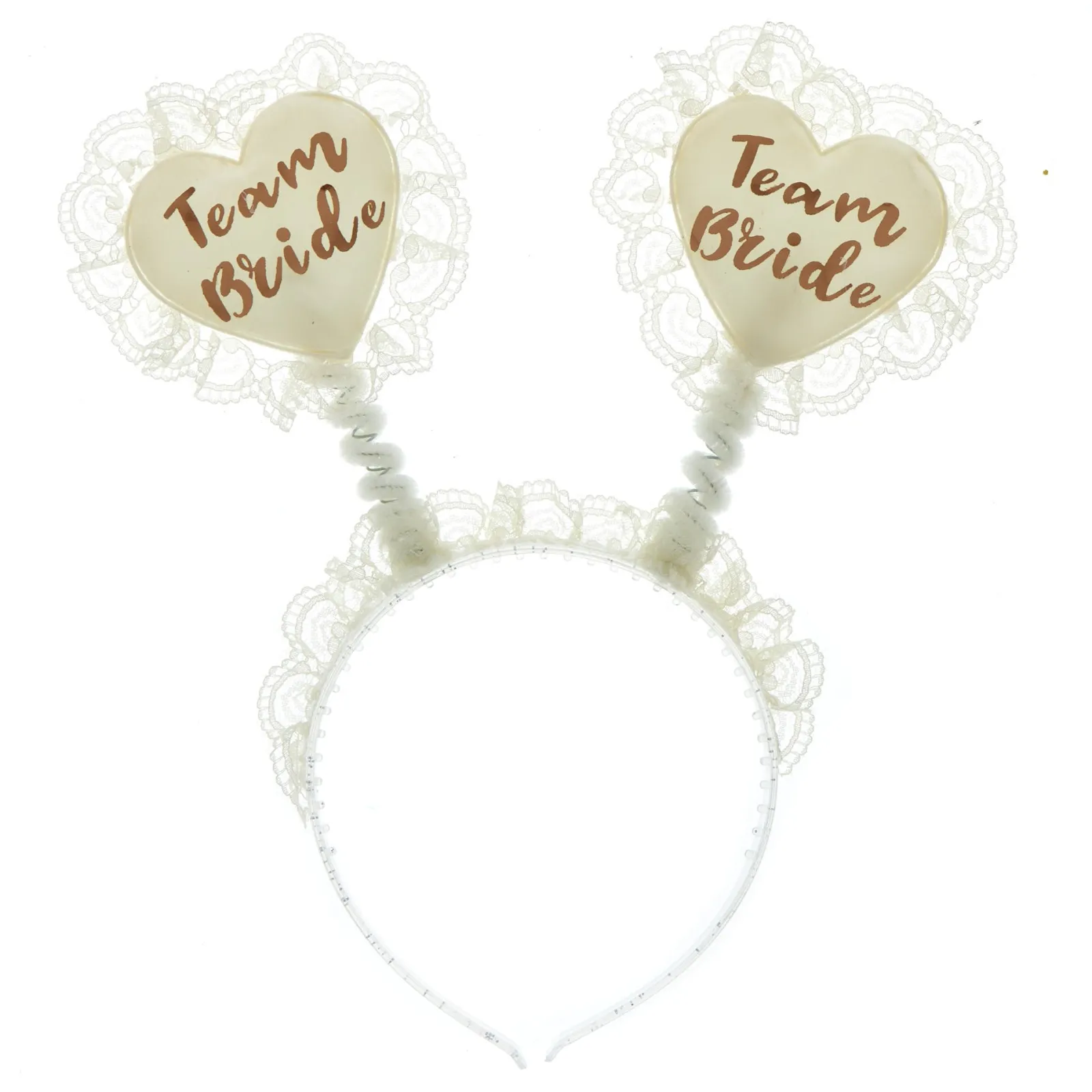 Outlet Team Bride Lace & Rose Gold Bopper Bags & Favours|Hen Party