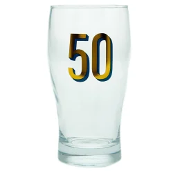Card Factory 50th Birthday Pint Glass