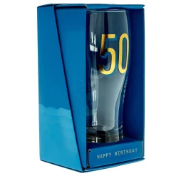 Card Factory 50th Birthday Pint Glass