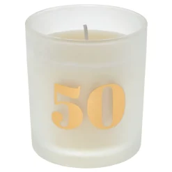 Sale 50th Birthday Pomegranate Scented Candle 50Th Birthday|Scented Candles