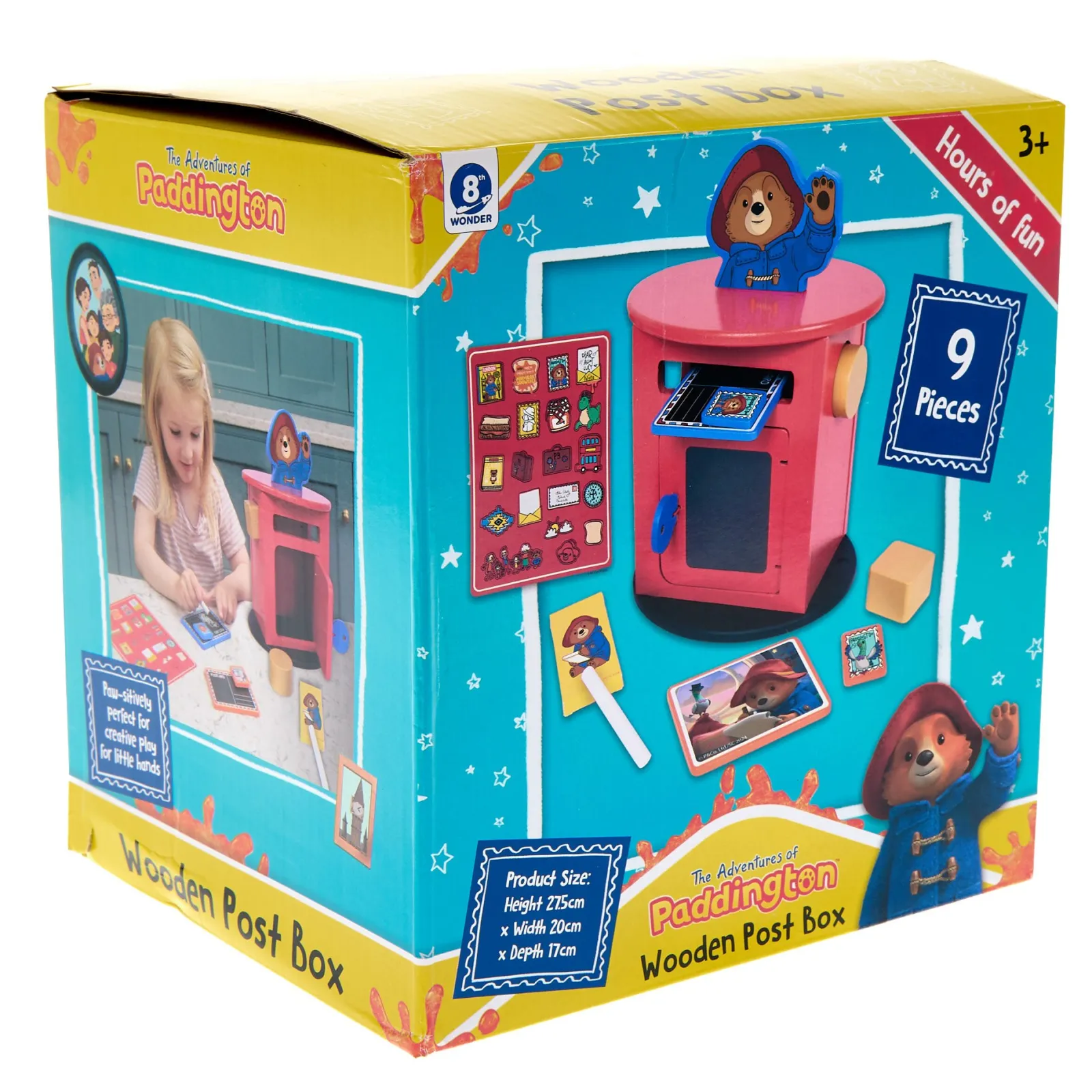Kids Card Factory The Adventures of Paddington Wooden Post Box